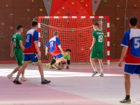 mecz piłki nożnej halowej PEC Gliwice vs KS Sośnica