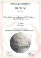3 miejsce w Ogólnopolskim Rankingu Przedsiębiorstw Ciepłowniczych